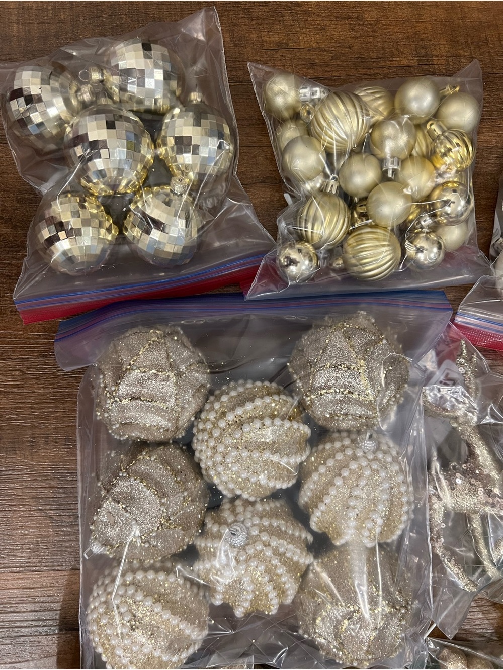Gold/Champagne Premium Holiday/Christmas Ornaments/Decorations/Crafts - NWOT - Picture 2 of 10
